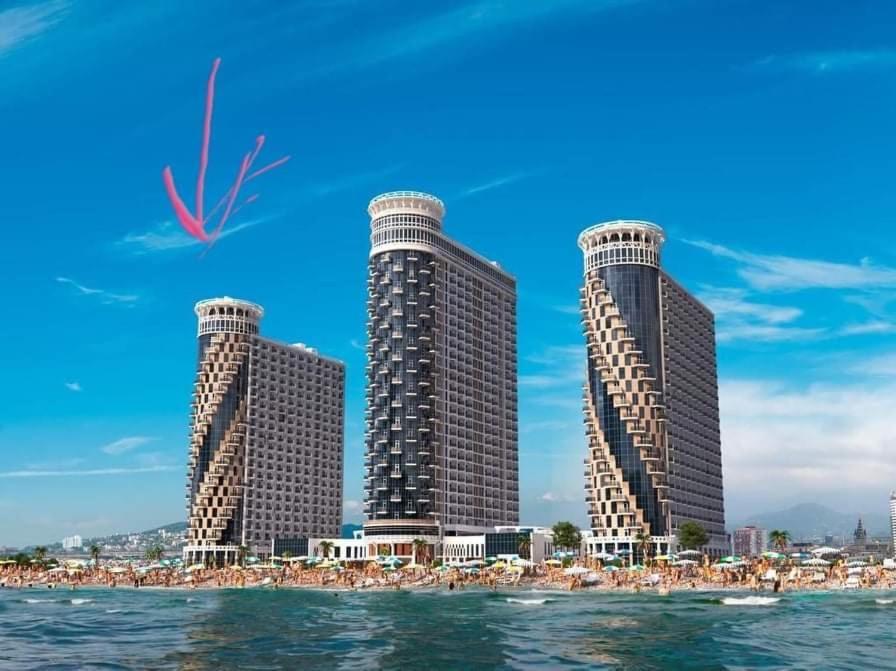 شقة Orbi Sea Tower Block A باتومي المظهر الخارجي الصورة